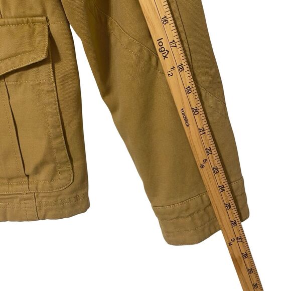 X Ray Military Utility Field Men’s Jacket M Khaki Canvas Zipped Lined Camo - Picture 7 of 10